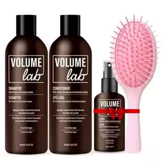 Volume Lab komplekts: šampūns un kondicionieris + DĀVANA (losjons + matu birste)!